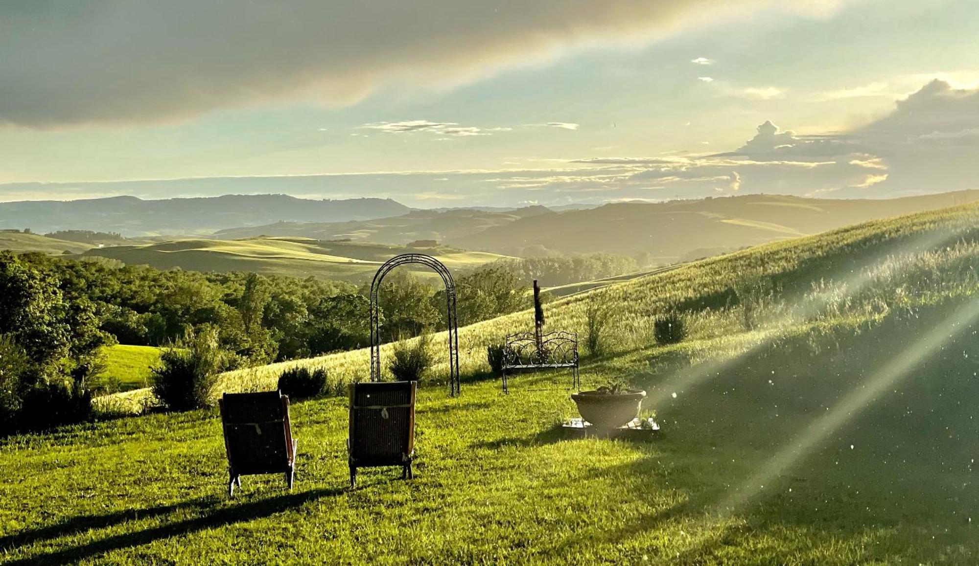 Vento D'Orcia Villa Pienza Luaran gambar