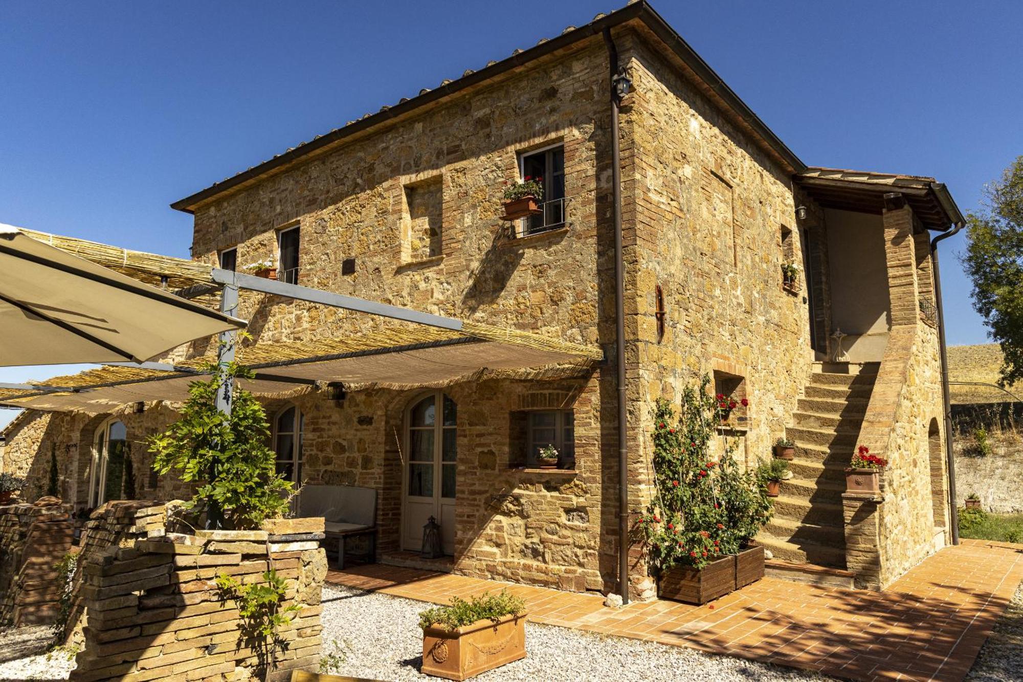 Vento D'Orcia Villa Pienza Luaran gambar